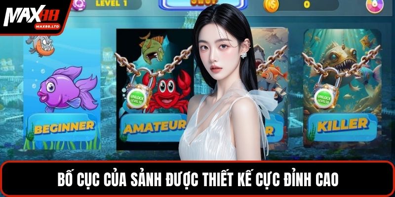 Bố cục của sảnh được thiết kế cực đỉnh cao