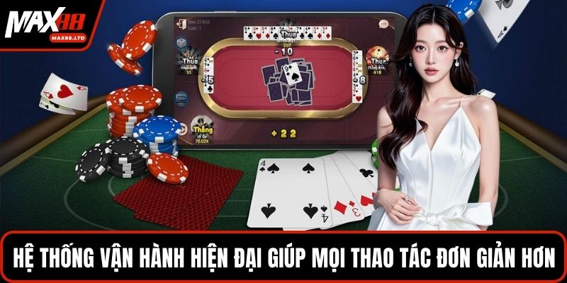 Hệ thống vận hành hiện đại giúp mọi thao tác đơn giản hơn